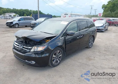 2015 Honda Odyssey Touring/Touring Elite from USA, damaged, VIN 5FNRL5H94FB065037
